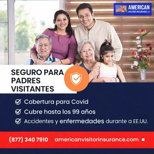 seguro médico para padres visitantes EEUU