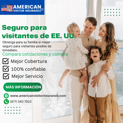 Seguro médico para visitantes para padres