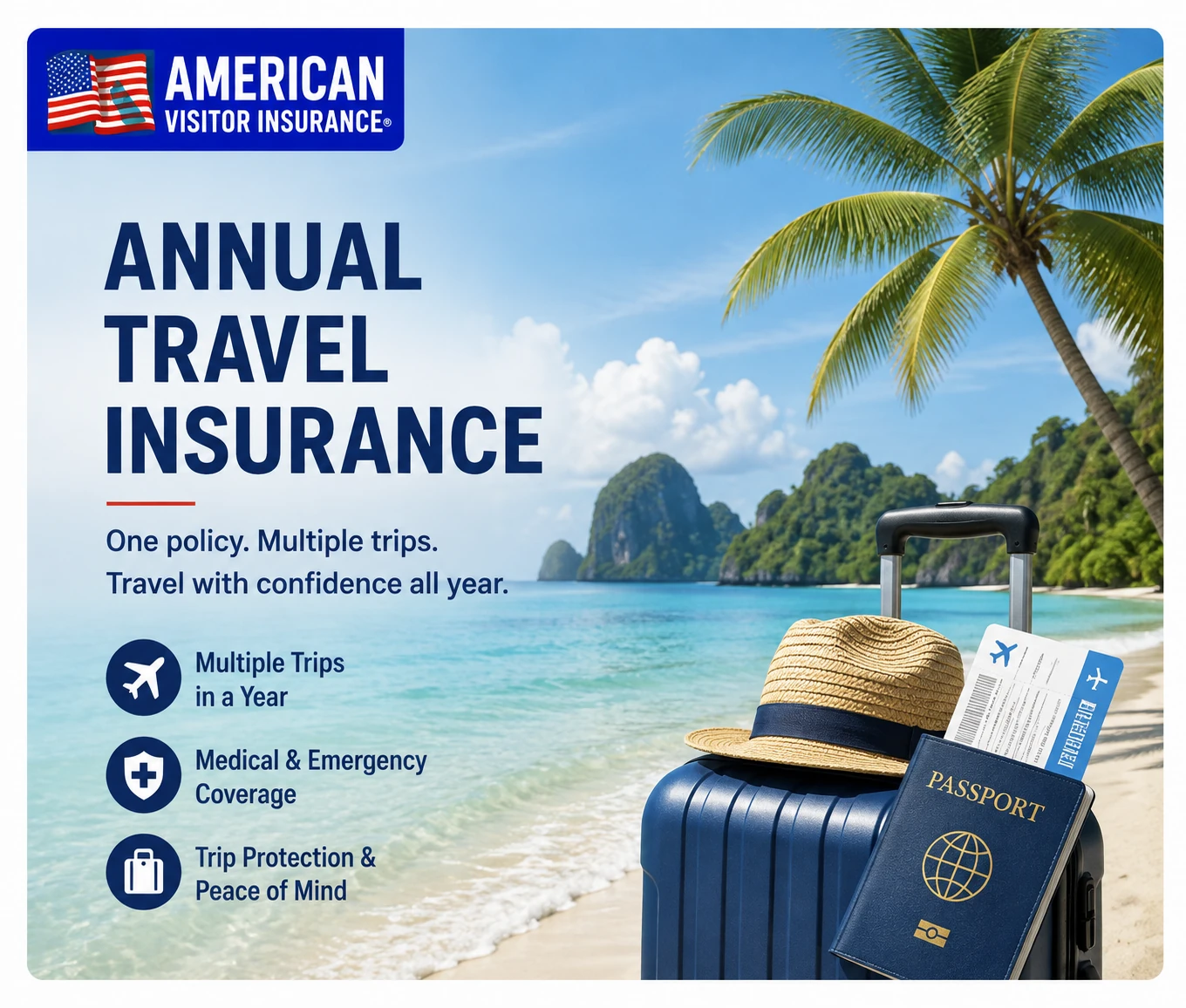 Annual multi-trip travel insurance for travelers from the Philippines