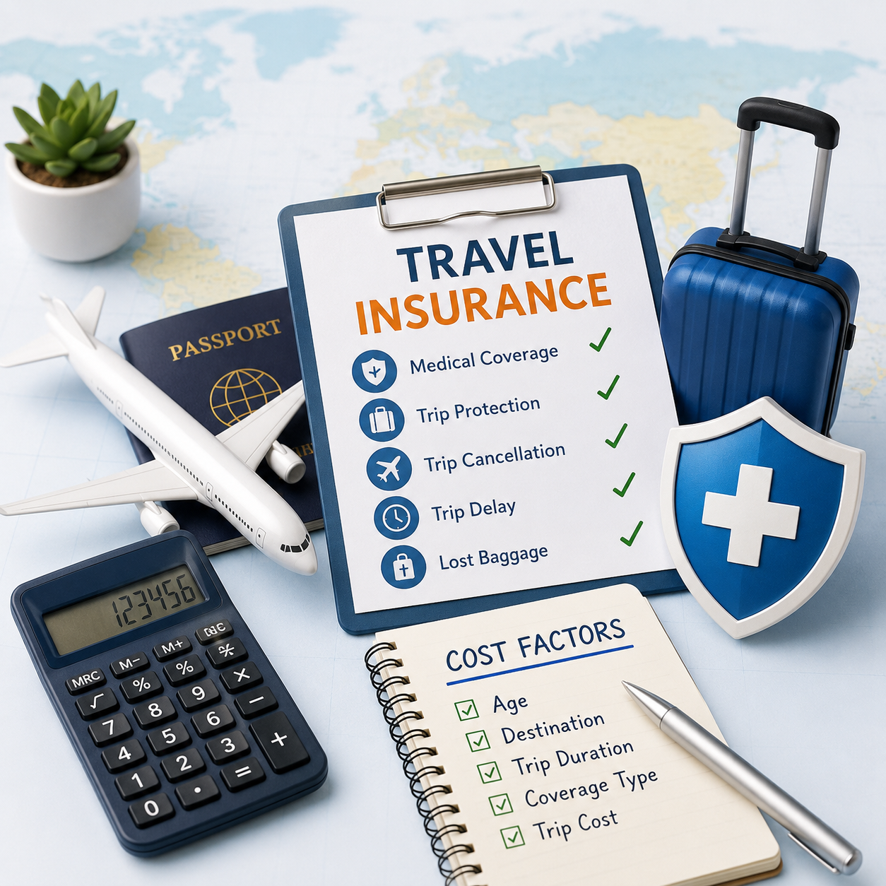 Factors affecting travel insurance cost