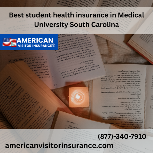 International student Insurance for Medical University of South Carolina