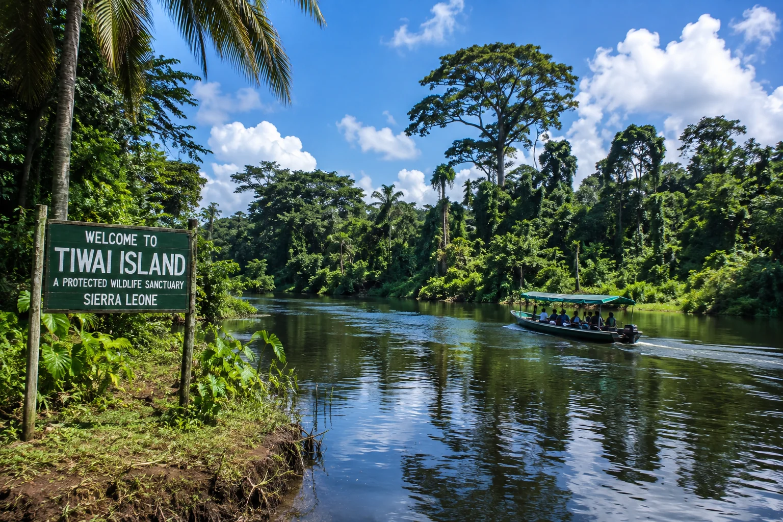 Tiwai Island, Sierra Leone