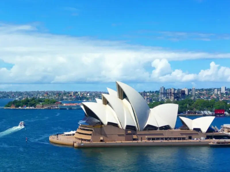 Australian landmark, a popular Australia destination for UK travelers