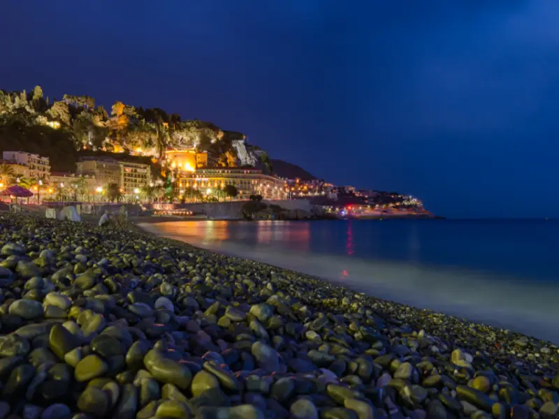 Promenade des Anglais in Nice, on the French Riviera