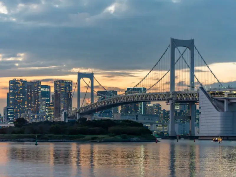 Tokyo skyline, a popular Japan destination for travelers from Taiwan